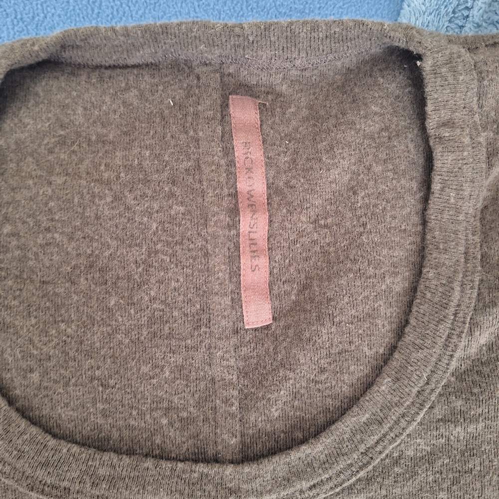 Rick Owens Brown Long Sleeve Top - Picture 2 of 5